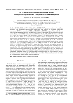 An Efficient Method to Compute Partial Atomic Charges of Large