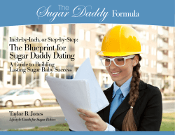 The Blueprint for Sugar Daddy Dating