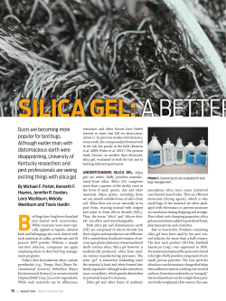 Silica Gel: A Better Bed Bug Desiccant