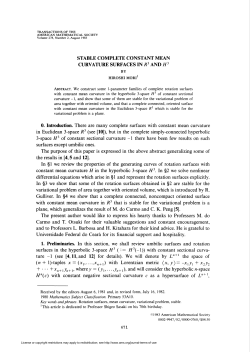 stable complete constant mean curvature surfaces in r3 and h3
