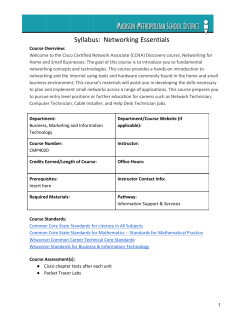 Networking Essentials