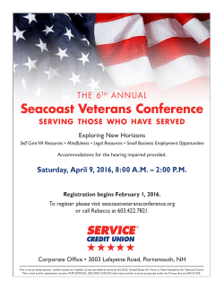 Seacoast Veterans Conference