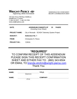 Addendum #1 issued 05/24/2012