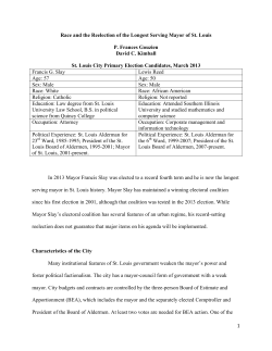 Race and the Reelection of the Longest Serving Mayor