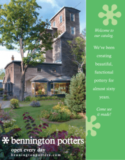 open every day - Bennington Potters