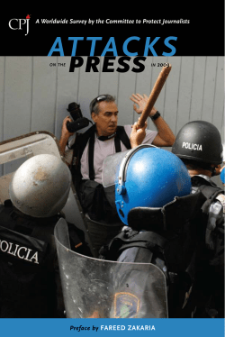 Attacks on the Press 2009 - Committee to Protect Journalists