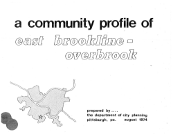 a community profile of