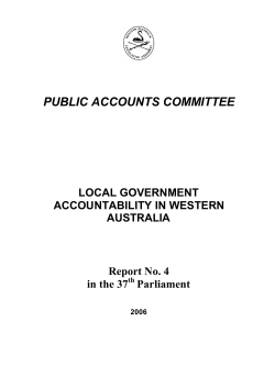 Local Government Accountability in Western