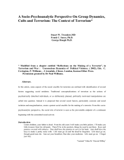 the roots of fanaticism: knowing