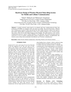 Hardware Design of Wireless Physical Token Ring System for