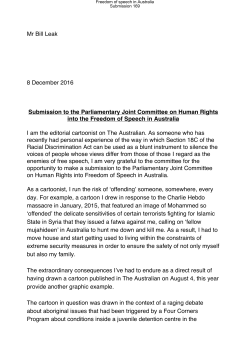 Submission - Parliament of Australia