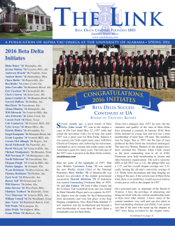 The Link - Alpha Tau Omega University of Alabama