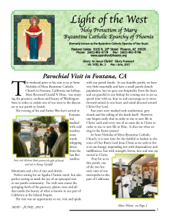 May - June - Eparchy of Phoenix