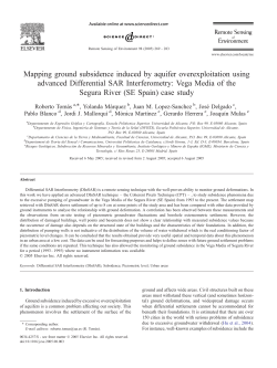 Mapping ground subsidence induced by aquifer overexploitation
