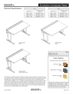 Evolution Computer Desk