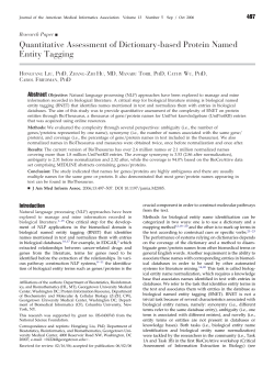 Quantitative Assessment of Dictionary