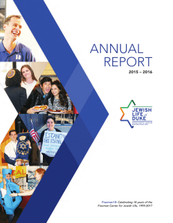 annual report - Duke Student Affairs