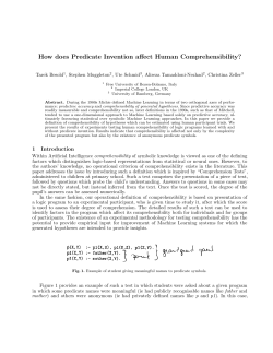 How does Predicate Invention affect Human Comprehensibility?