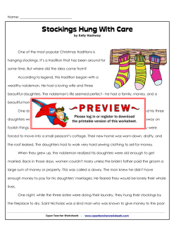 Stockings Hung With Care - Super Teacher Worksheets