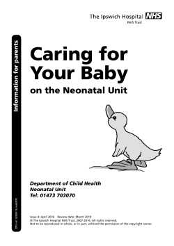 Caring for Your Baby