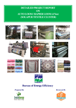 DETAILED PROJECT REPORT ON AUTO LOOM