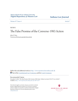 The False Promise of the Converse-1983 Action