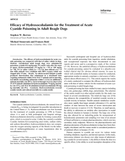 Efficacy of Hydroxocobalamin for the Treatment of