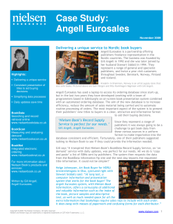 Angell Eurosales - Nielsen BookData