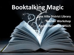 Booktalking Magic
