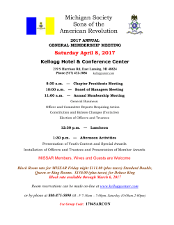 Michigan Society Sons of the American Revolution