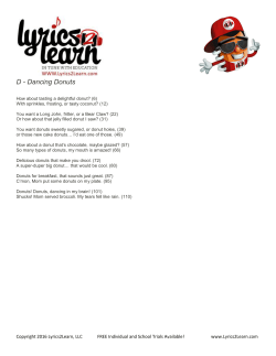 D - Dancing Donuts