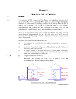Chapter 3 STRUCTURAL FIRE PRECAUTIONS