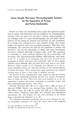 Some Simple Thin-Layer Chromatographic Systems for