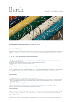 Cleaning Instructions