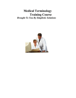Medical Terminology Training Course