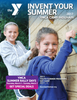 INVENT YOUR SUMMER 2017