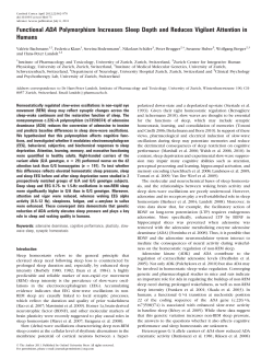 Functional ADA Polymorphism Increases Sleep