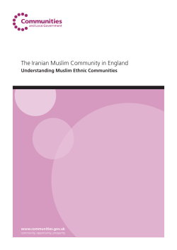 The Iranian Muslim Community in England