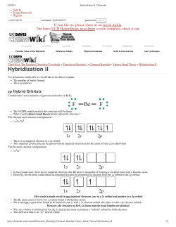 Hybridization II - Chemwiki