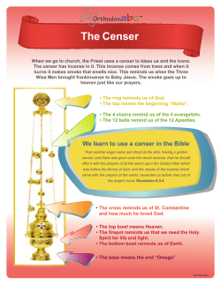 The Censer - Orthodox ABC