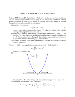 dy/dt = k(1 &minus; y) - Dartmouth Math Home
