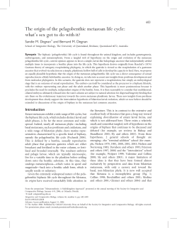 The origin of the pelagobenthic metazoan life cycle