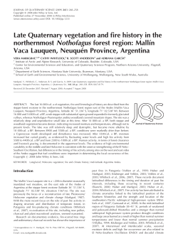 Late Quaternary vegetation and fire history in the northernmost