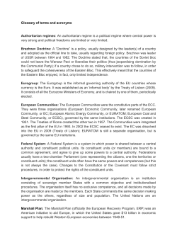 Glossary European Stability