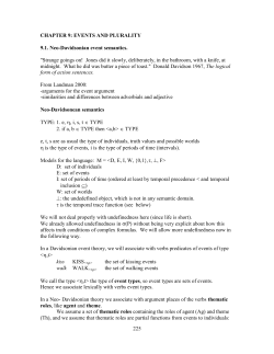 225 CHAPTER 9: EVENTS AND PLURALITY 9.1. Neo