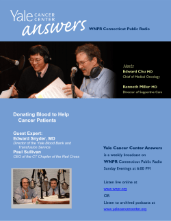 Donating Blood to Help Cancer Patients