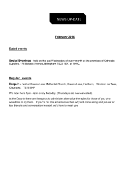 NEWS UP-DATE - Stockton MS Group