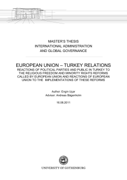 european union – turkey relations