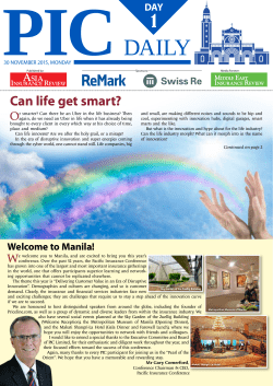 Day 1 - Asia Insurance Review