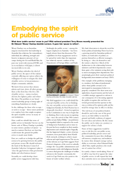 Today Edition 42 President`s column